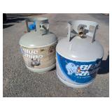 Propane Tanks 1 Full other Partial