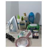 BLACK & DECKER IRON, CETAPHIL, SOFTSOAP, MIRROR