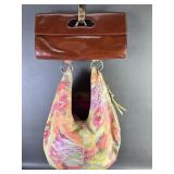2 Hobo Purses, Clutch and Shoulder Bag