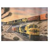 1975 Howard Fogg Santa Fe RR "Over and Under"