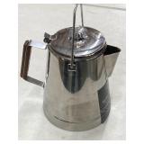 NOS 14 CUP STAINLESS STEEL PERCOLATOR BY TEXSPORT