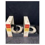 2 KODAK SLIDE TRAY CAROUSELS W/ VINTAGE SLIDES