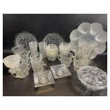 Vintage Glassware Lot : Cream & Sugars , Jeanette