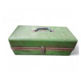 Vtg Waterloo Tacklebox Retro Green Fiberglass
