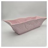 Mid-Century 17" Gilner Pink Pottery Planter