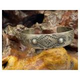 Sterling Silver Native American Whirling Log