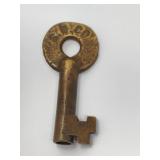 S.P. CO. Brass Railroad Padlock Key Southern &