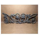 Architectural Salvage Cast Iron Panel with