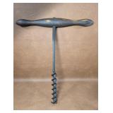 Hand Auger with a Snell Bros Drill Bit.
