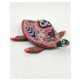 OAXACAN WOOD CARVED TURTLE ALEBRIJE MEXICAN FOLK