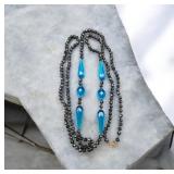 Stunning Art Deco Czech Glass Beaded Necklace