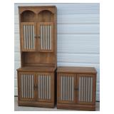 Vintage Paneled Cabinet & Chest