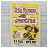 Frank Lovejoy  "Cole Younger, Gunfighter" Poster