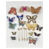 BUTTERFLY BROACHES, PINS & MORE