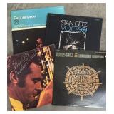 4 Stan Getz Jazz Vinyl Record LP Album. All the