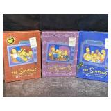 3 NOS DVD COLLECTORS EDITION SETS OF THE SIMPSONS