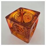 Viking Glass Bullseye Glimmer Votive Holder