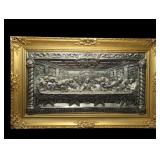 "The Last Supper" High Relief Silver Plate  ?