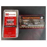 Winchester & Hornady Varmint Rounds. Winchester