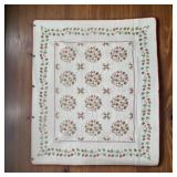 VTG Cross-Stitch Strawberry Design Hand Stitched