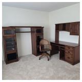 Modern Desk / Entertainment Bundle w/ Chair