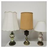 Vintage Lamp Trio