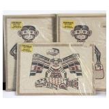 3 Signed Henry Hunt Cards Handmade Art Cards