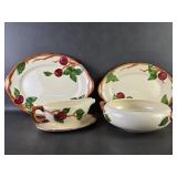 Franciscan Earthenware Apple Serviceware