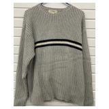 J. CREW XL SWEATER & GEORGE FLANNEL BUTTON-UP