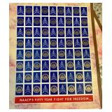Mid Century 1959 Peace on Earth NAACP Stamps Full