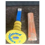 2 CHISELS/WEDGES ONE W/ TARGET GUARD HAND