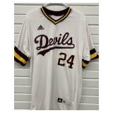 ADIDAS DEVILS BASEBALL JERSEY NO. 24