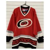 VINTAGE CCM CAROLINA HURRICANES JERSEY XL