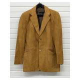 Vintage Suede Leather Western Cut Blazer 38R