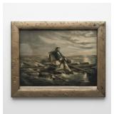 13" x 16" Bartsch & Jab Shipwreck Lithograph