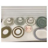 BOX LOT OF PCS. OF CHINA SETS SANGO, SHELL, RED