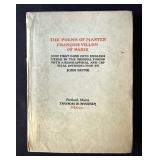 Rare 1900 The Poems of Master Francois Villon of