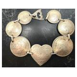 Pacific Theater Silver Coins Bracelet Australia