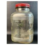 Vintage Glass Coffee Jar