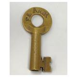 F&A Brass Railroad Padlock Key Florida & Alabama