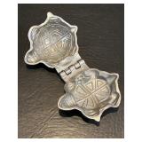 Vintage Pewter Turtle Ice Cream Mold S & Co 184,