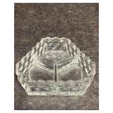 AMERICAN FOSTORIA DIVIDED SERVING/RELISH DISH