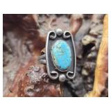 Vintage Silver & Turquoise Ring
