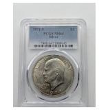 1971 S MS64 IKE SILVER DOLLAR PCGS