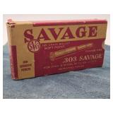 Vintage Savage .303 Ammunition 20rds