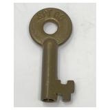 SPT CO Brass Railroad Padlock Key Southern