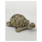 BEJEWELED TURTLE TRINKET/JEWELRY BOX