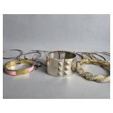 Lot of Costume Bangle Bracelets & Cuff