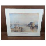 Print of J.M.W. Turner ALDEBUGH c1826 , Turner