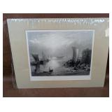 1879 J M W Turner Steel Engraving "The Sun Rising